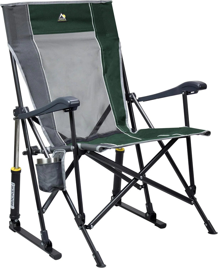 GCI Outdoor Sunshade Rocker Outdoor Rocking Chair with Canopy