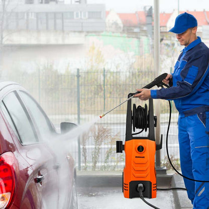 3500PSI Electric Pressure Washer 1800W 2.6 GPM Portable Electric Power Washer with 4 Nozzles