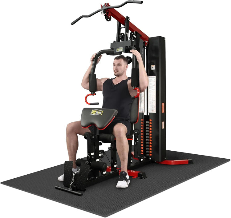 Fitvids Home Gym Equipment, Multifunctional Full Body Workout Weight Machine Station