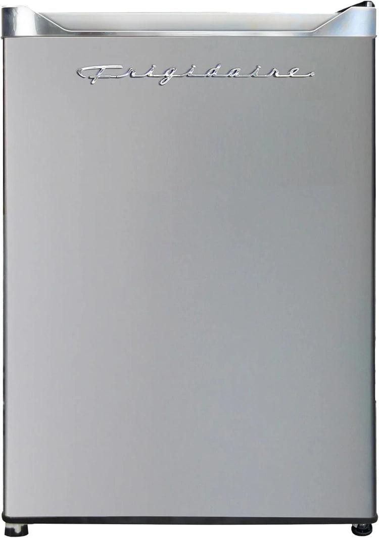 Frigidaire Upright Freezer, 6.5 cu. ft., Deep Freeze, Vinyl Coated Metal with Wire Shelving, Compact for Kitchen, RV, Dorm, Cabin, and Trailer, Platinum Design Series, Silver - 21D x 23W x 56H